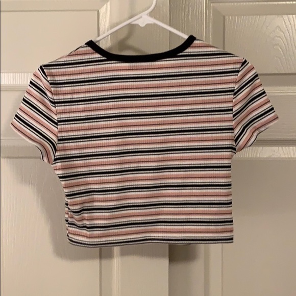 Cropped Ribbed T-Shirt - Picture 2 of 3